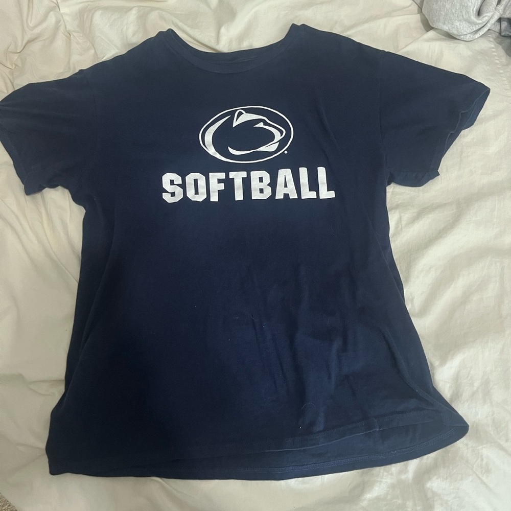 Navy Blue Penn State Softball  T-Shirt
